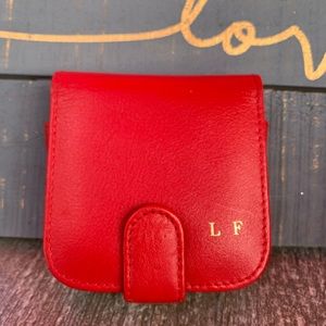 💯💯 Leather!! Lillian Vernon Lipstick holder